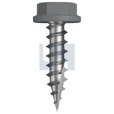 Hobsons - #10-12 x 20 Bluegum -Cl4 As3566 Type 17 Flanged Hex | Q519-Bg (Pack Of 1000)